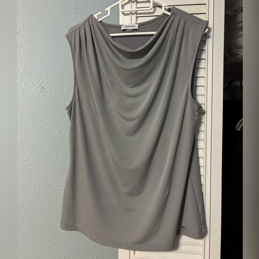 Calvin Klein Gray Sleeveless Tank